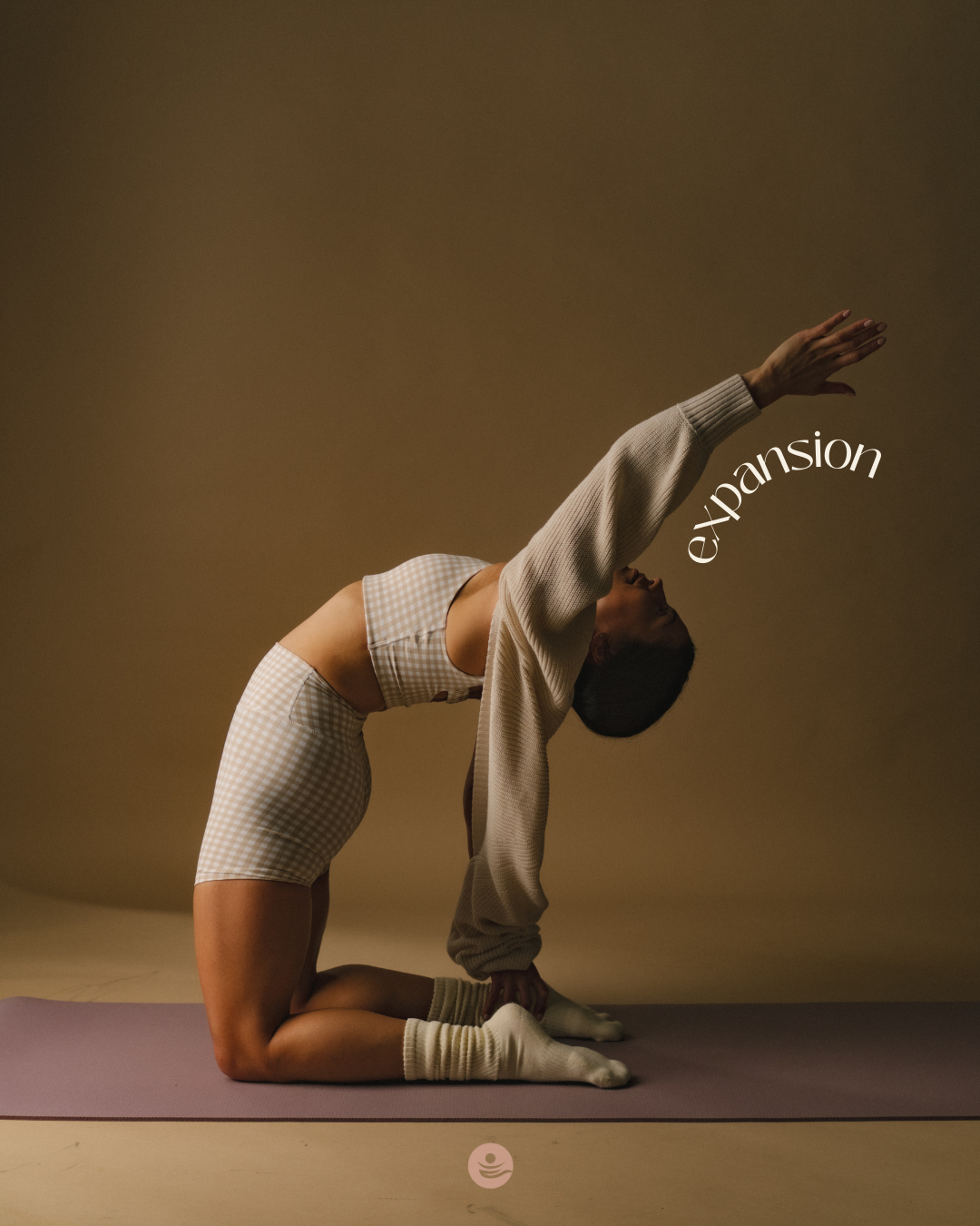 Personal yoga training session